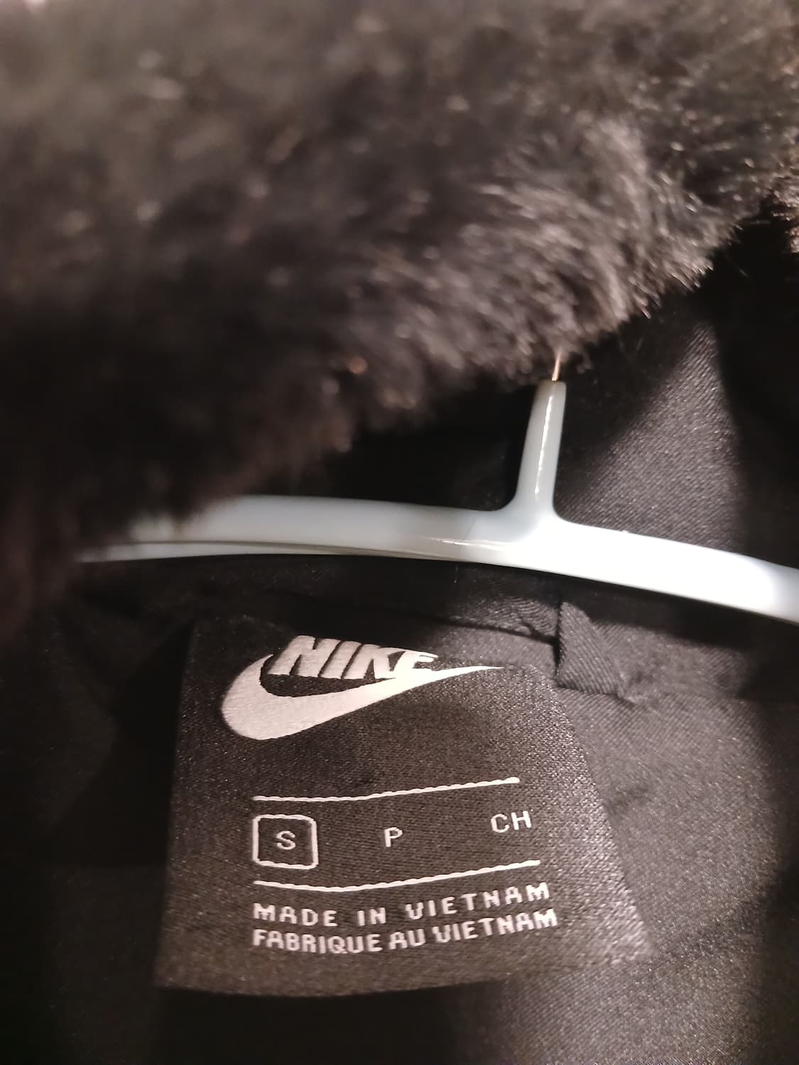 나이키 스우시 정품 여성 퍼 자켓 S 사이즈 상품이미지2