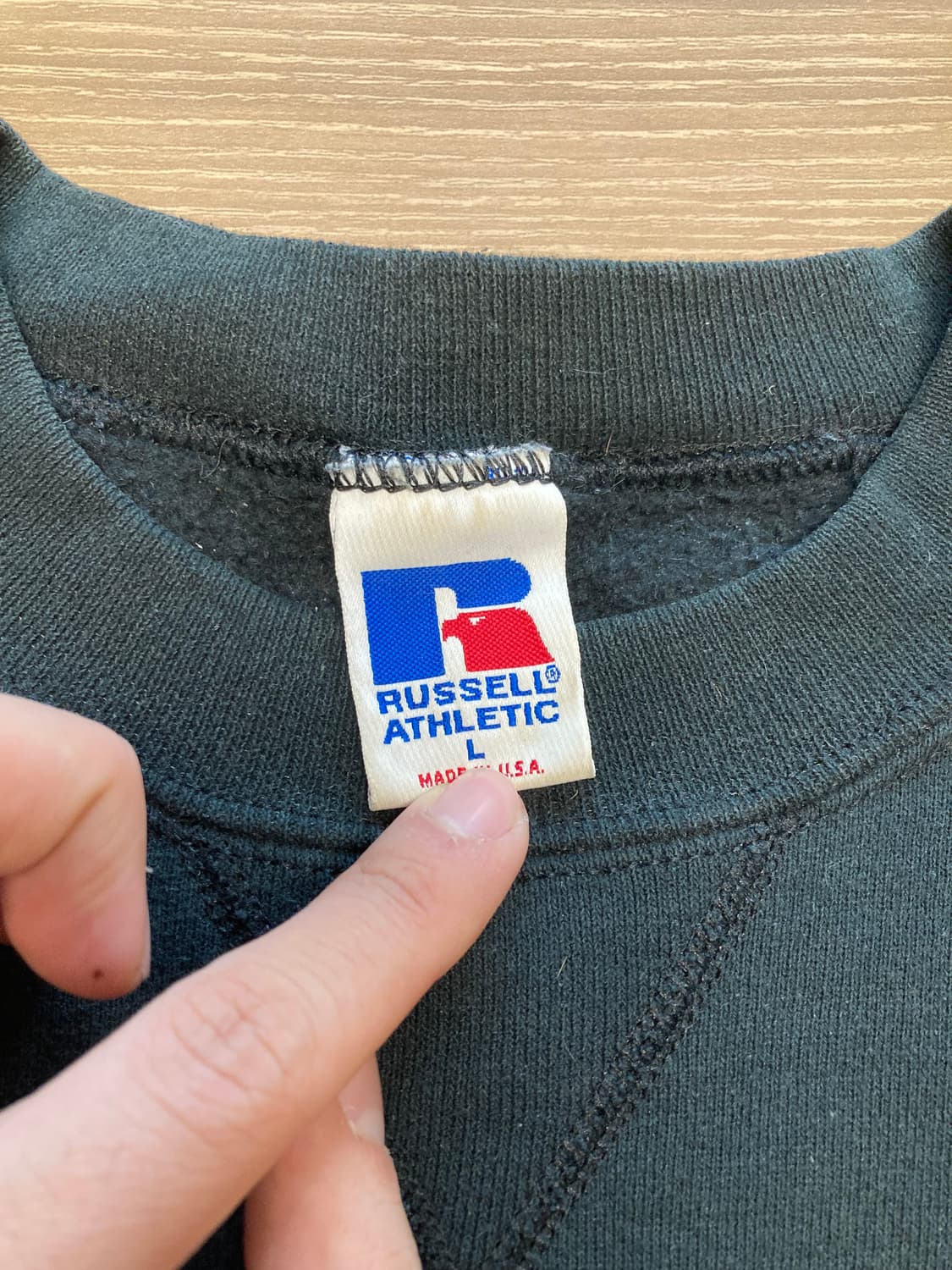 90s usa made 러셀 스웻셔츠 상품이미지4