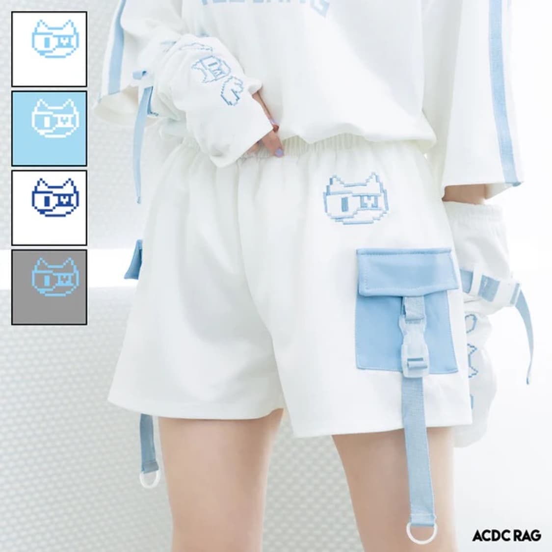 acdc rag 도트 고양이 반바지 상품이미지3