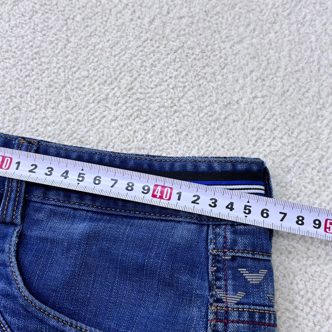 36 빈티지 블루 데님 팬츠 0310E 상품이미지5