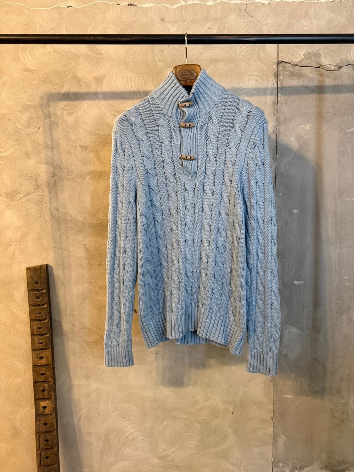 폴로 랄프로렌 실크 100% 숄칼라 케이블 니트 100~103 상품이미지3