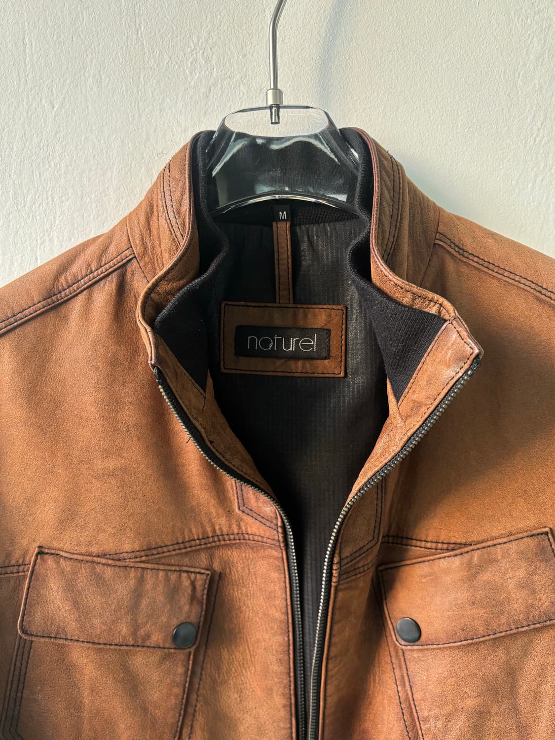 레더 바이커 자켓  상품이미지7