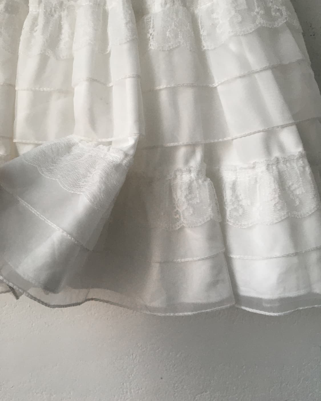 Lace trimming skirt 상품이미지2