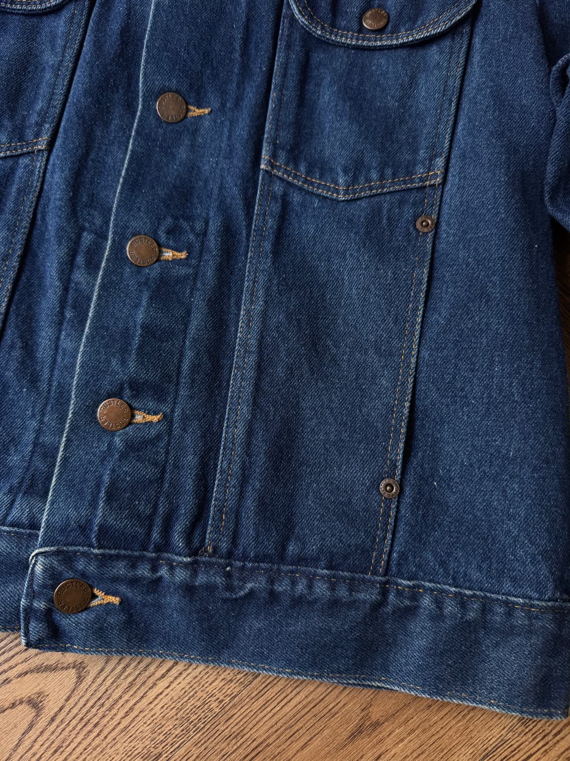 [M]RUSTLER by 랭글러 데님 트러커 자켓 상품이미지4