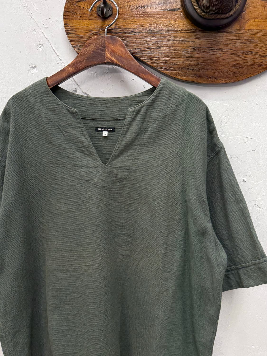 Freak's Store Cotton-Linen Skipper Shirt 상품이미지2