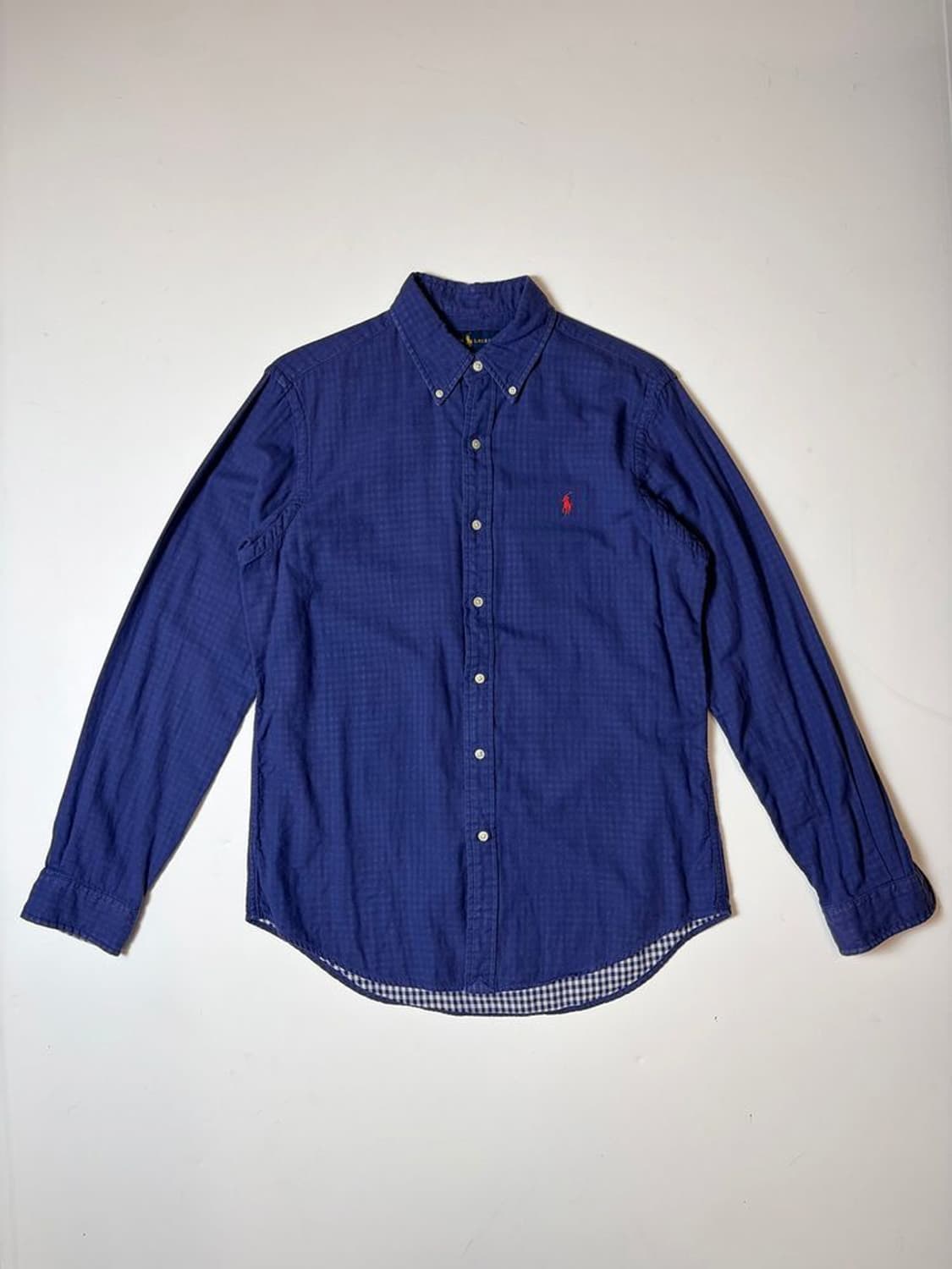 폴로 랄프로렌 버튼 다운 시스루 깅엄체크 셔츠 PN9297 상품이미지1