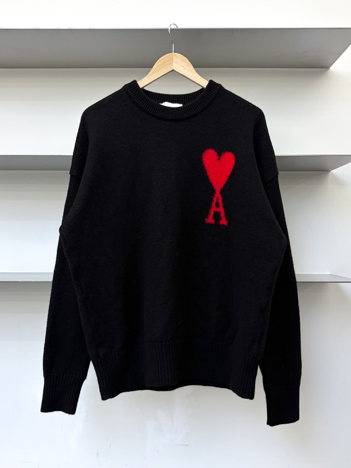 아미 빅 하트 인타르시아 스웨터 상품이미지1