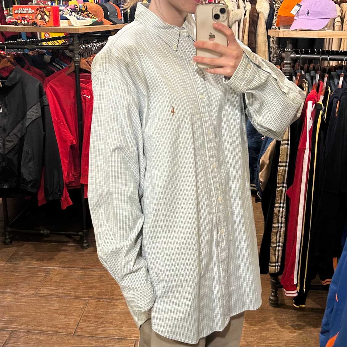 [HI] 폴로 셔츠 그린&퍼플 상품이미지3