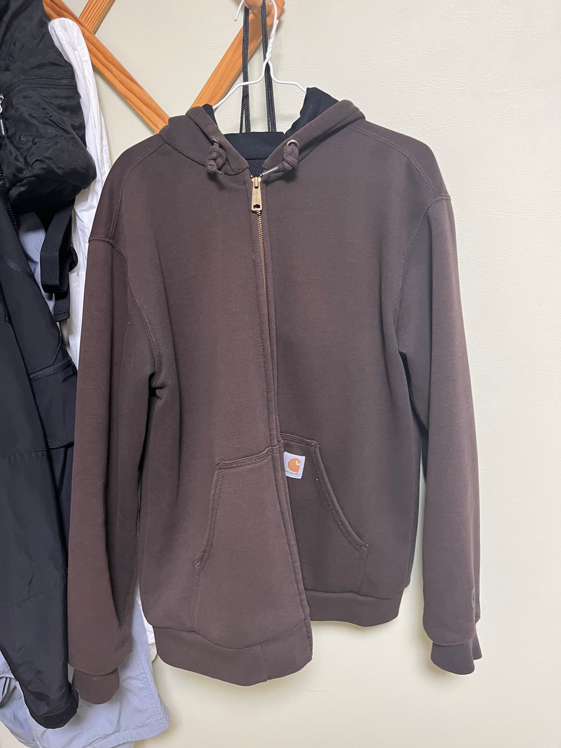 칼하트 브라운 후드집업 상품이미지1