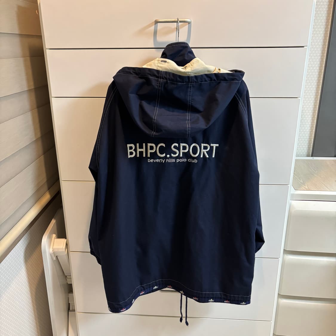 BHPC SPORT 올드스쿨 네이비 바람막이 아노락자켓 상품이미지4