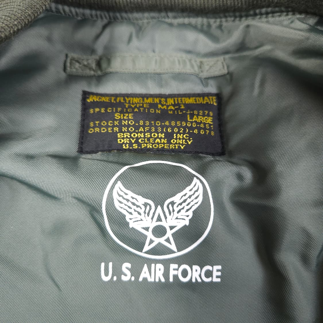 브론슨 MA-1 항공 점퍼  상품이미지10