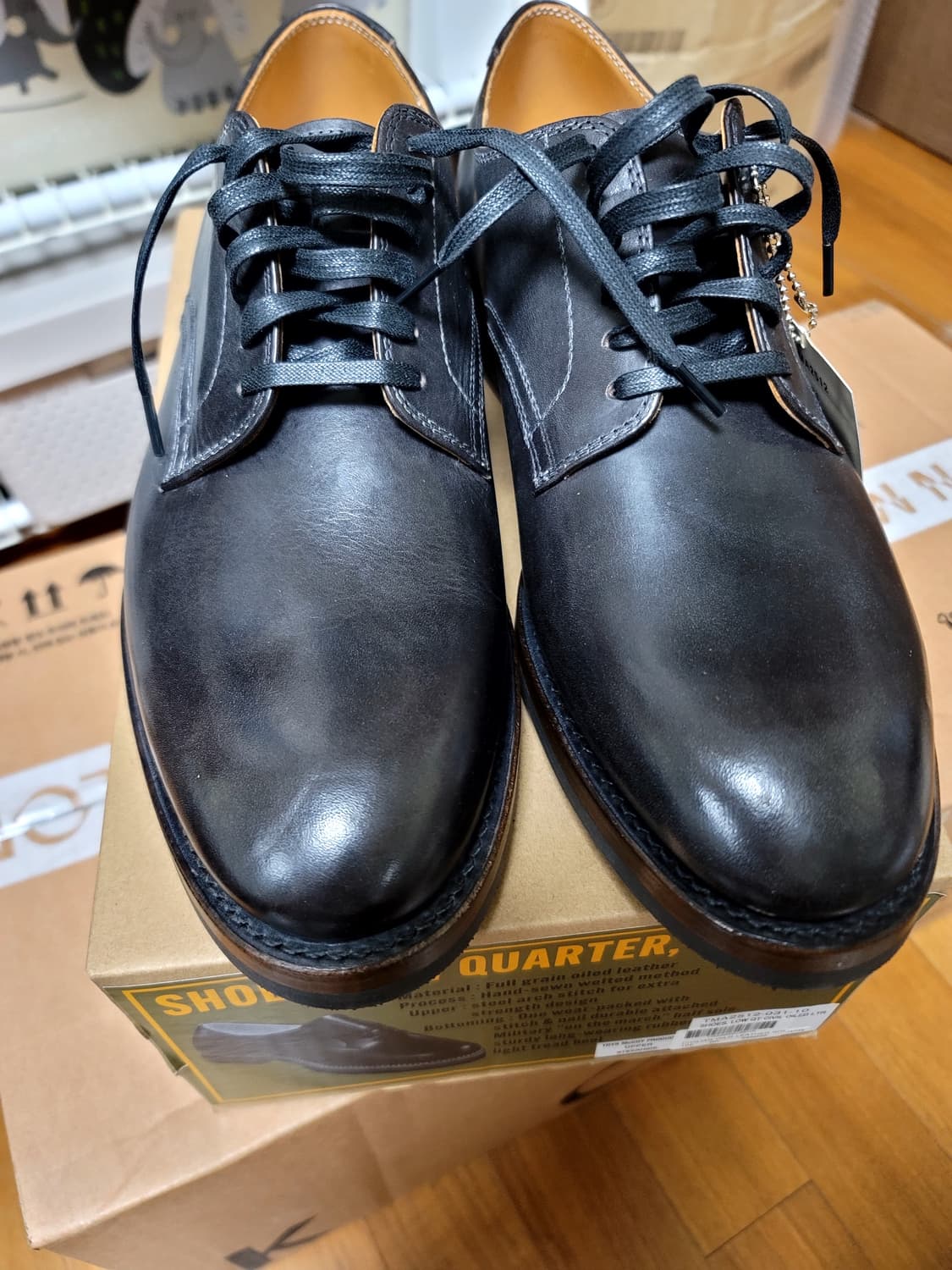 토이즈맥코이 Civilian 로우 쿼터 슈즈 오일드레더 10E 280 상품이미지4