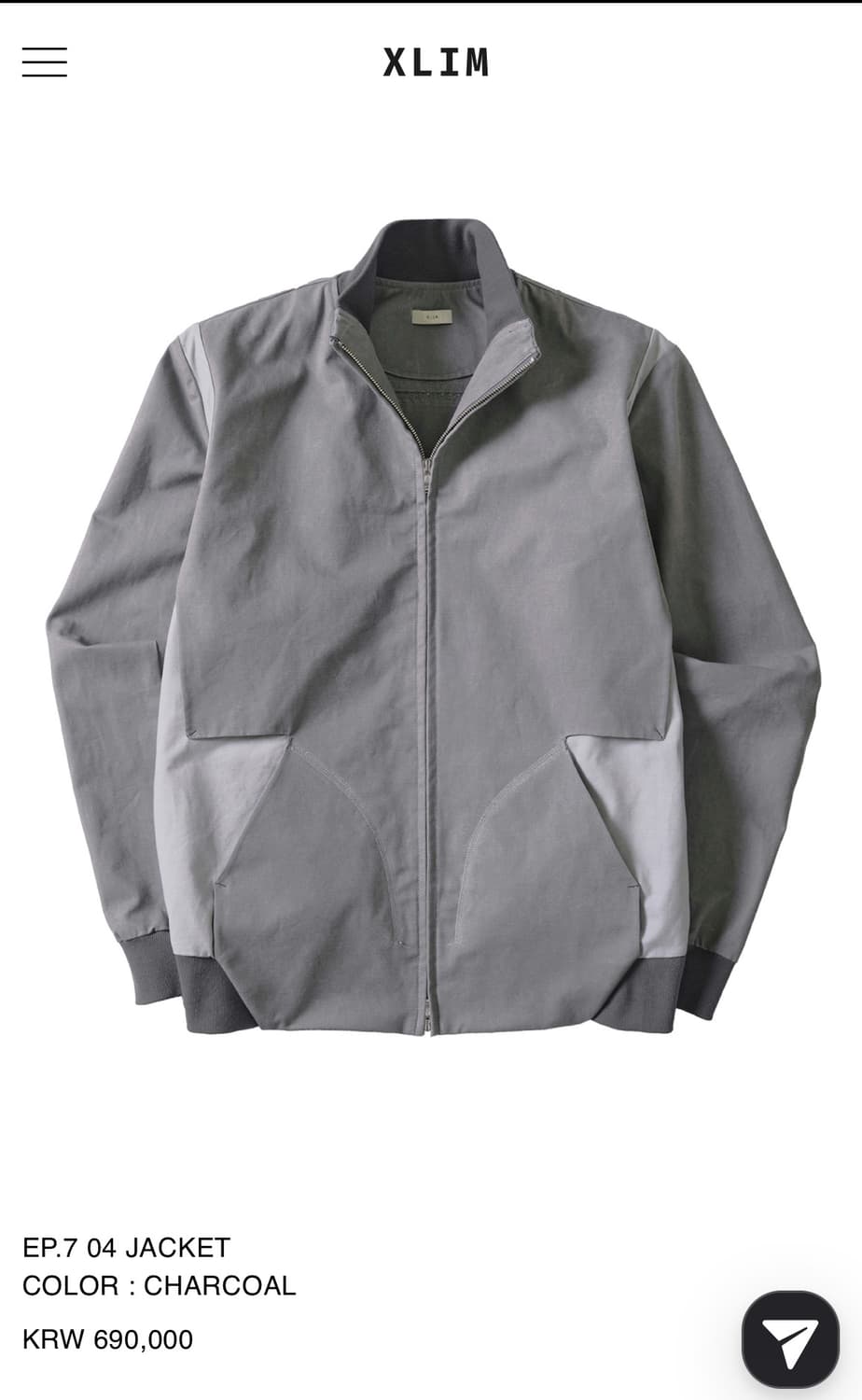 xlim ep.7 04 jacket 블루종 [L] 상품이미지1