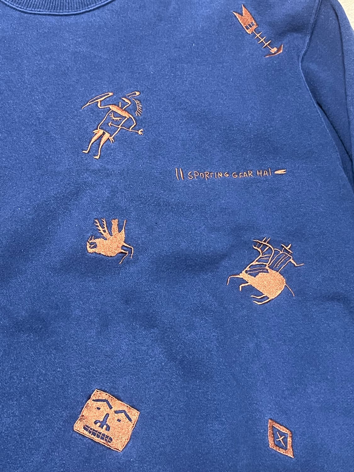 HAI sporting gear 네이비 맨투맨 상품이미지3