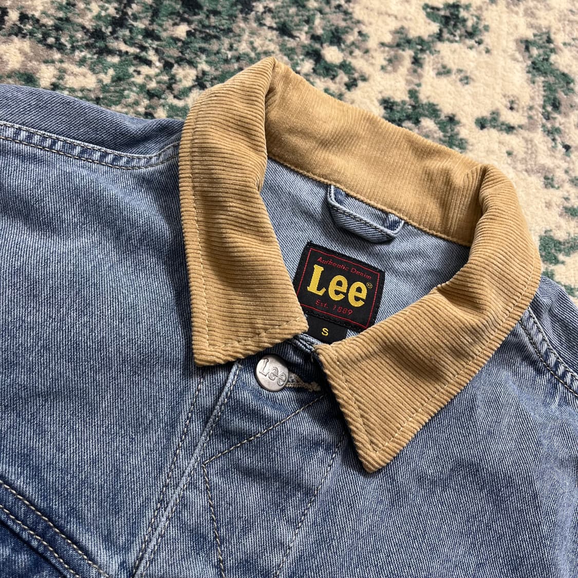 Lee 리 데님 트러커 코듀로이 인디고 자켓(S) 상품이미지3