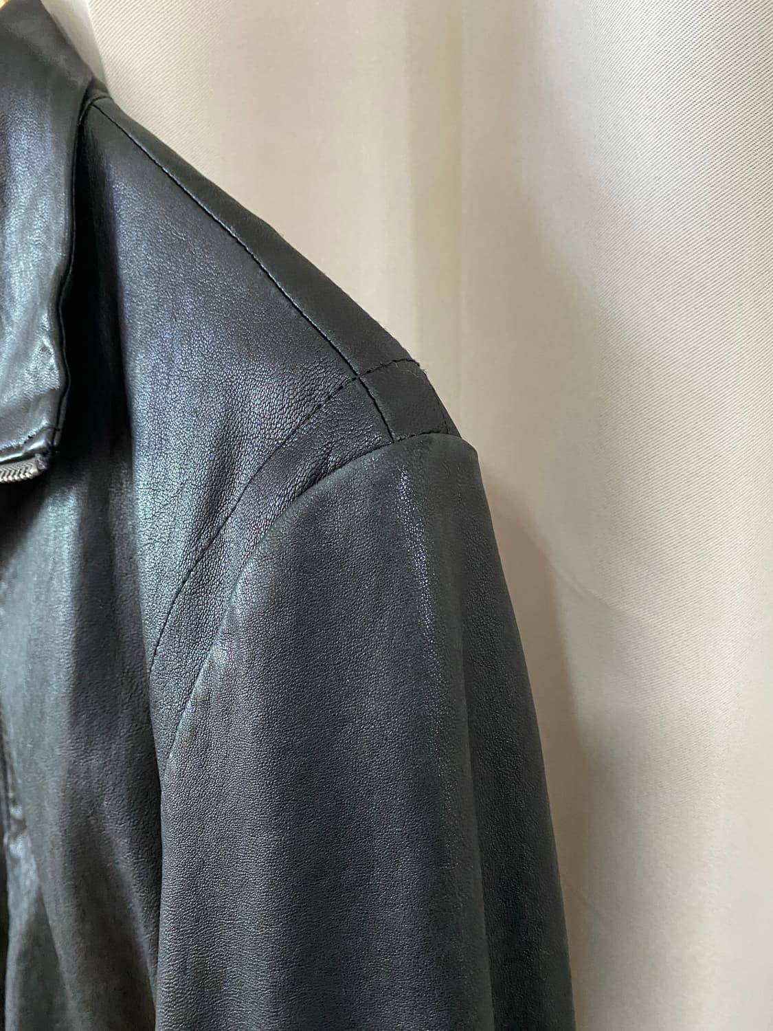 vtg leather jacket 상품이미지8