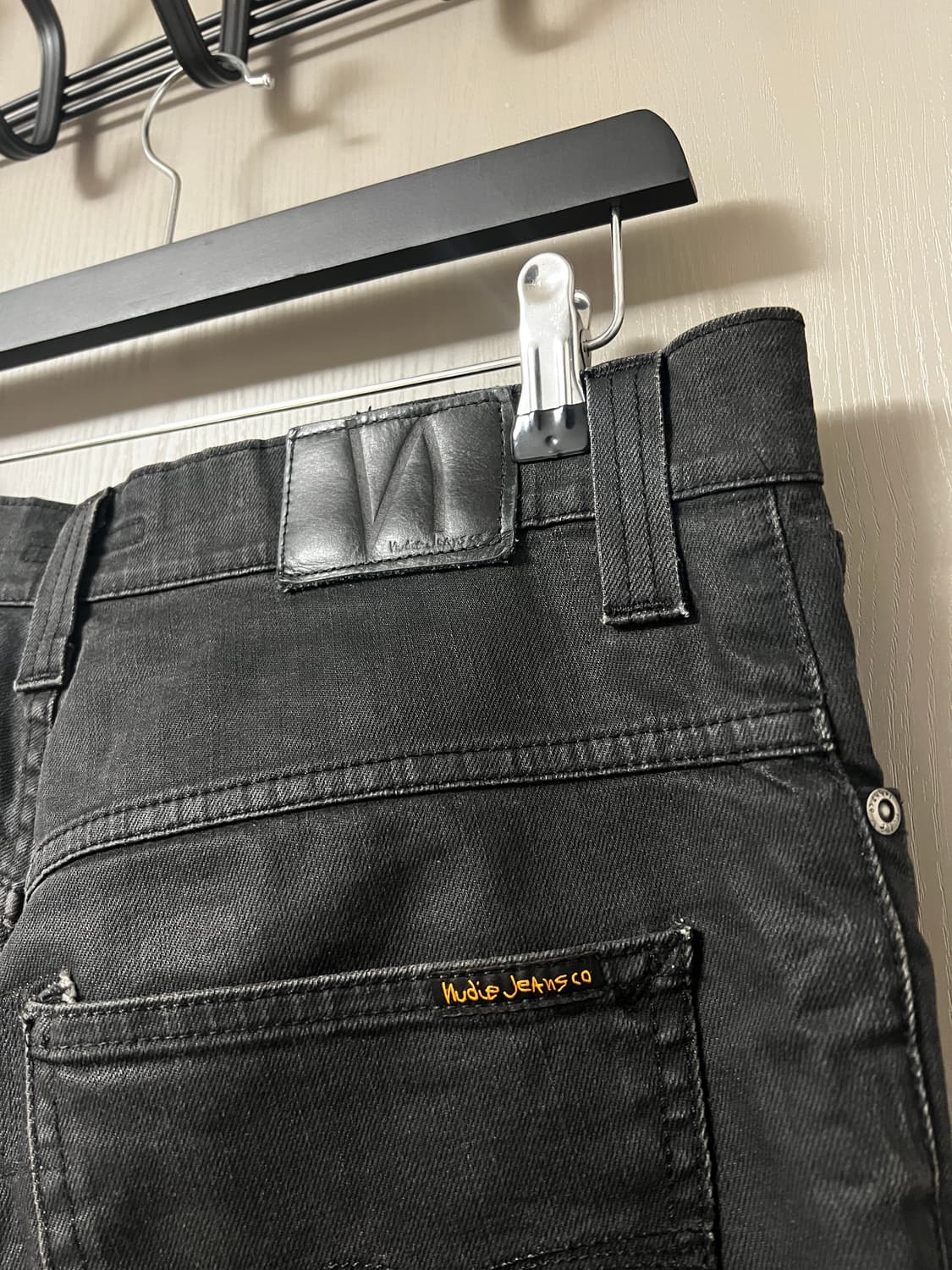 누디진 블랙 W32 L34 상품이미지3