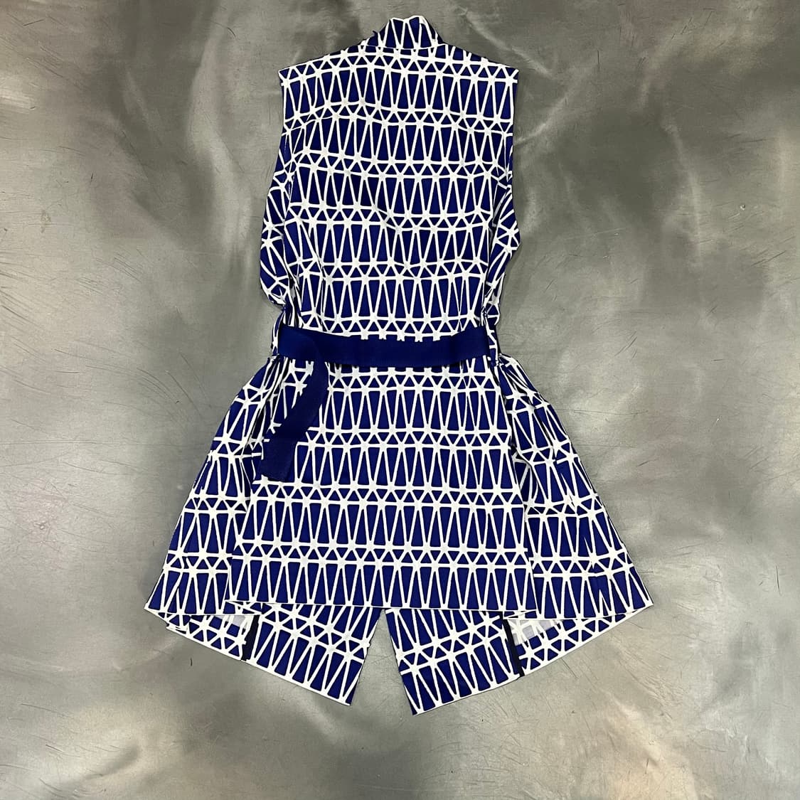  이세이미야케 패턴 슬리브리스 원피스 y15901 상품이미지2