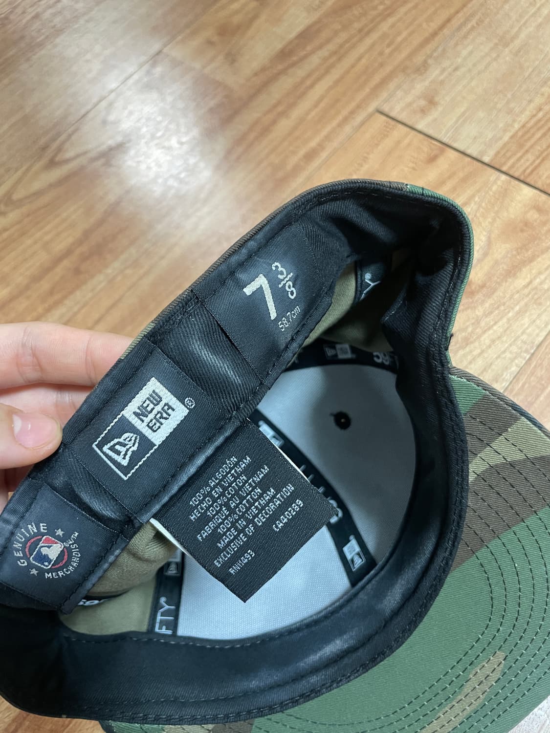 뉴에라 59FIFTY NY 카모 플리스캡 7 3/8 상품이미지4