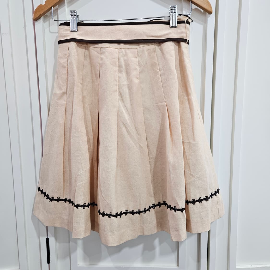 리본 포인트 플레어 스커트 상품이미지5