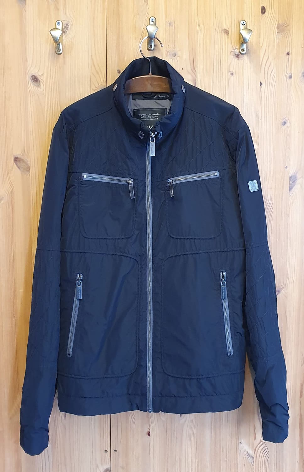 100.캘빈클라인 퀼팅 패딩점퍼  상품이미지1