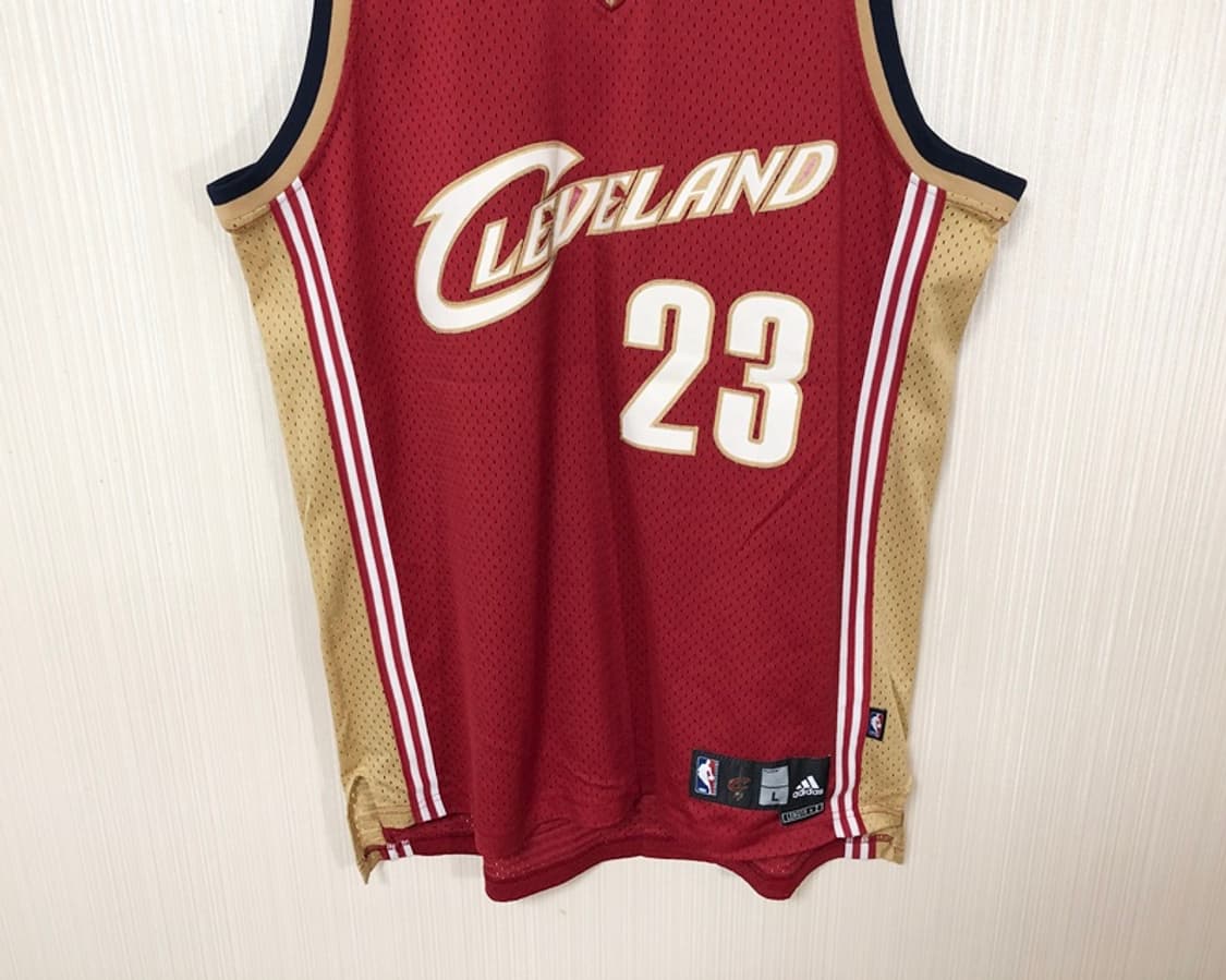NBA 아디다스 클리블랜드 캐벌리어스 스윙맨져지 L #23 르브론제임스 상품이미지3