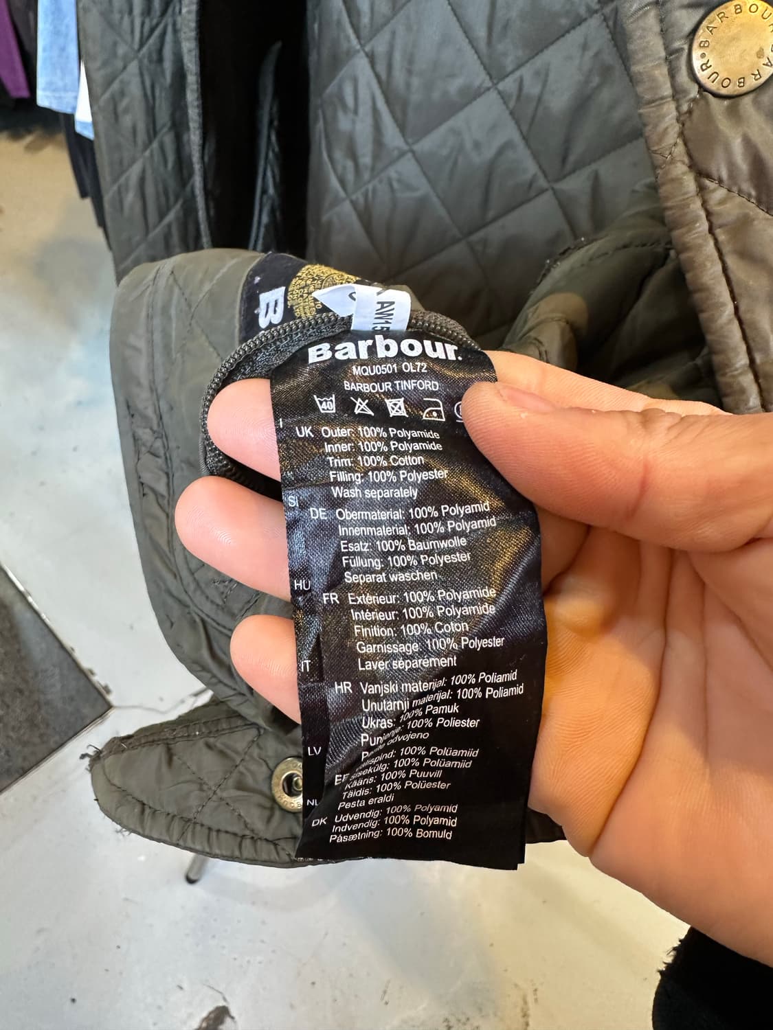 바버 리더스데일 Liddesdale 퀄팅 자켓  상품이미지10