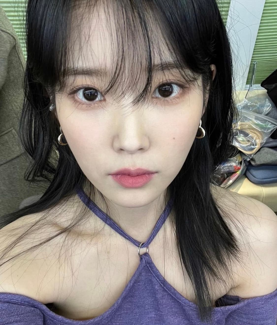 아이유 원피스 카프리슈 퍼플 상품이미지1