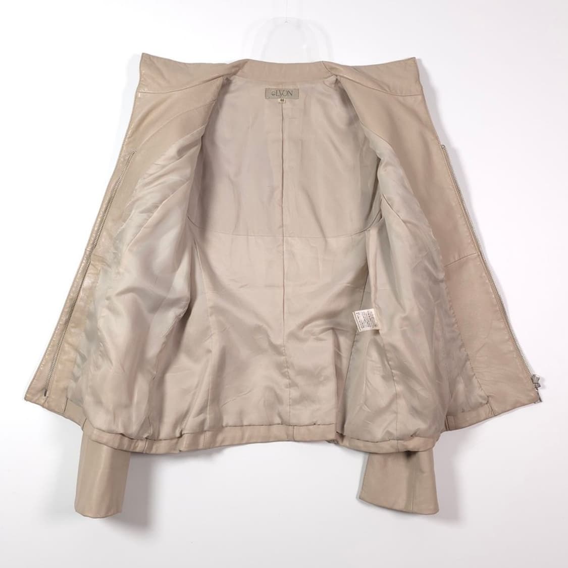 LYON 펀칭 디테일 천연 양가죽 자켓 40 상품이미지6