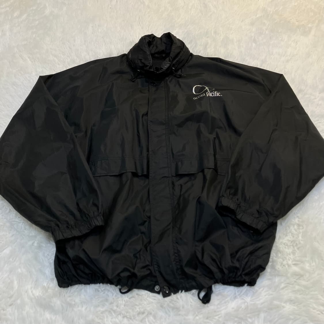 빈티지 오피 블랙 바람막이 840 y2k 스트릿 모리 갸루 일본빈티지 펑 상품이미지4