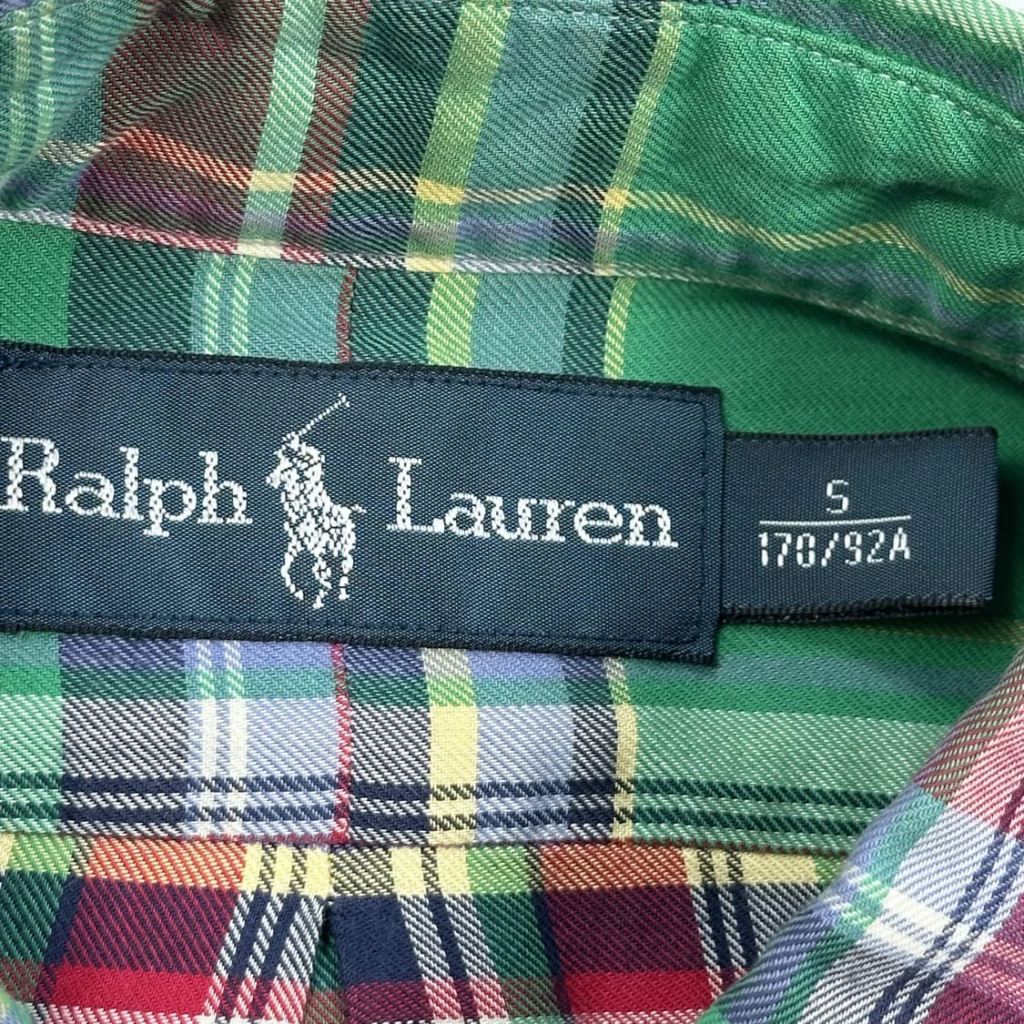 폴로 랄프로렌 포니 클래식 체크셔츠 (S) 상품이미지5
