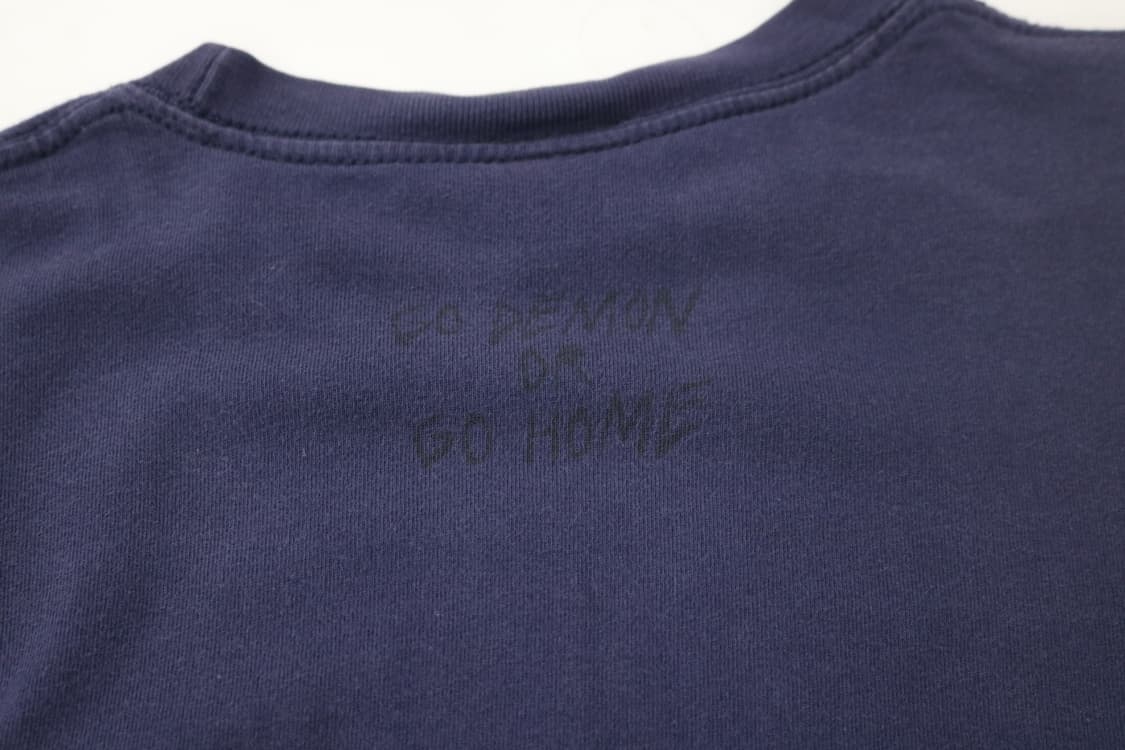 트레셔 빈티지 "GO DEMON" 그래픽 롱슬리브 티셔츠 (L) 상품이미지7