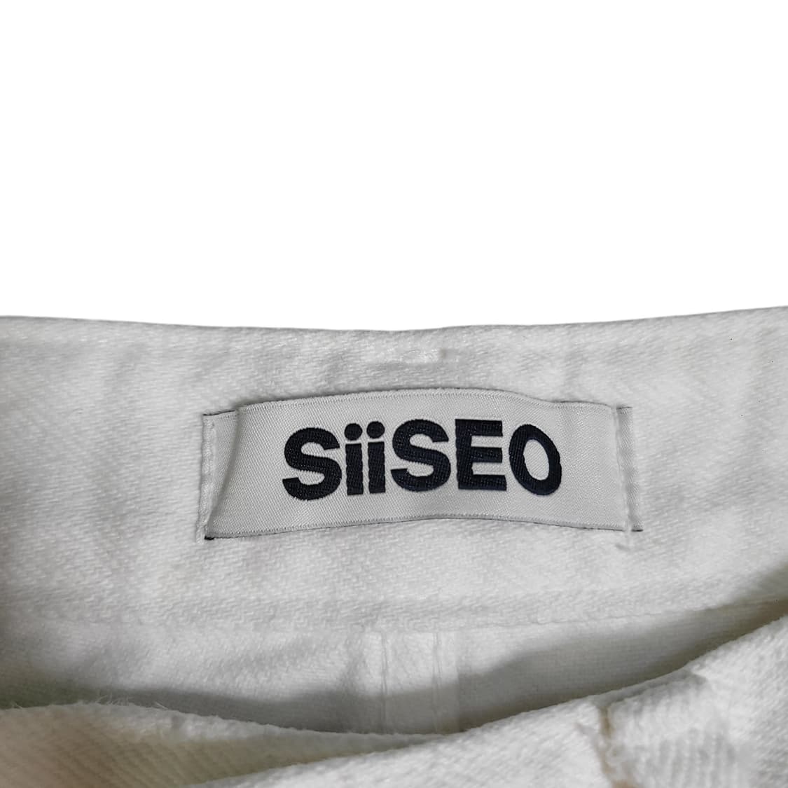 siiseo 화이트 와이드 팬츠 상품이미지2