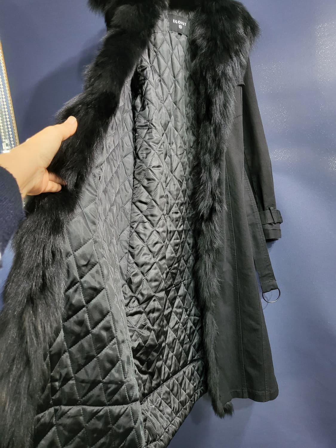 에고이스트 폭스 데님 롱패딩 상품이미지5