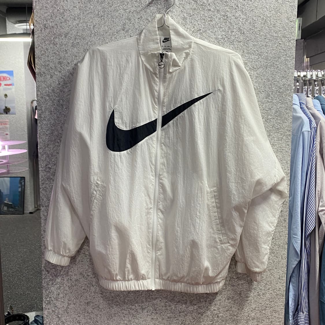 나이키 빅스우시 화이트 나일론 바람막이B2932 상품이미지2