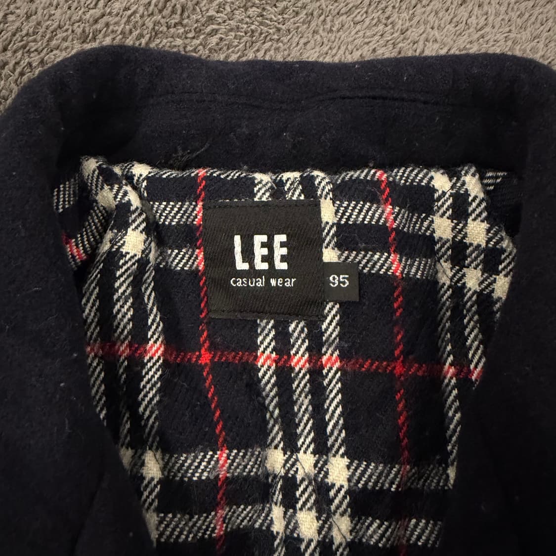 [ 정품/95 ] Lee 리 울 블루종 자켓 상품이미지5