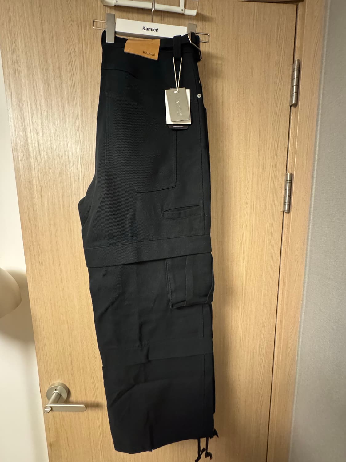 카미엔 타이탄 배기팬츠 블랙 상품이미지2