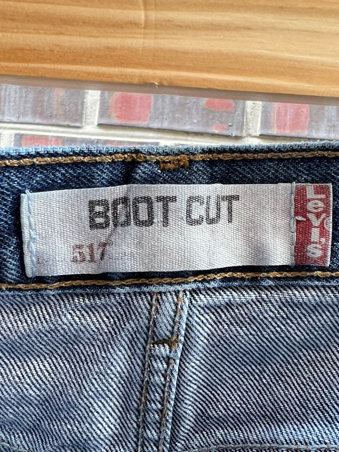 [34x30] 리바이스 517 부츠컷 데님 팬츠 플레어 청바지 상품이미지10