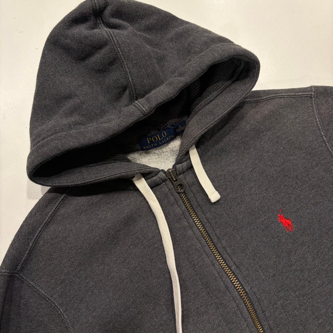 [S] 폴로 랄프로렌 스웻 후드집업 그레이 D46 상품이미지3