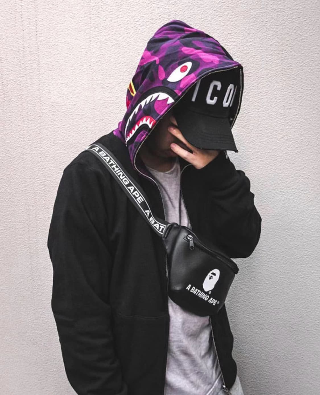 (수수료판매자부담)(잡지부록) 베이프 힙색 가방 상품이미지5