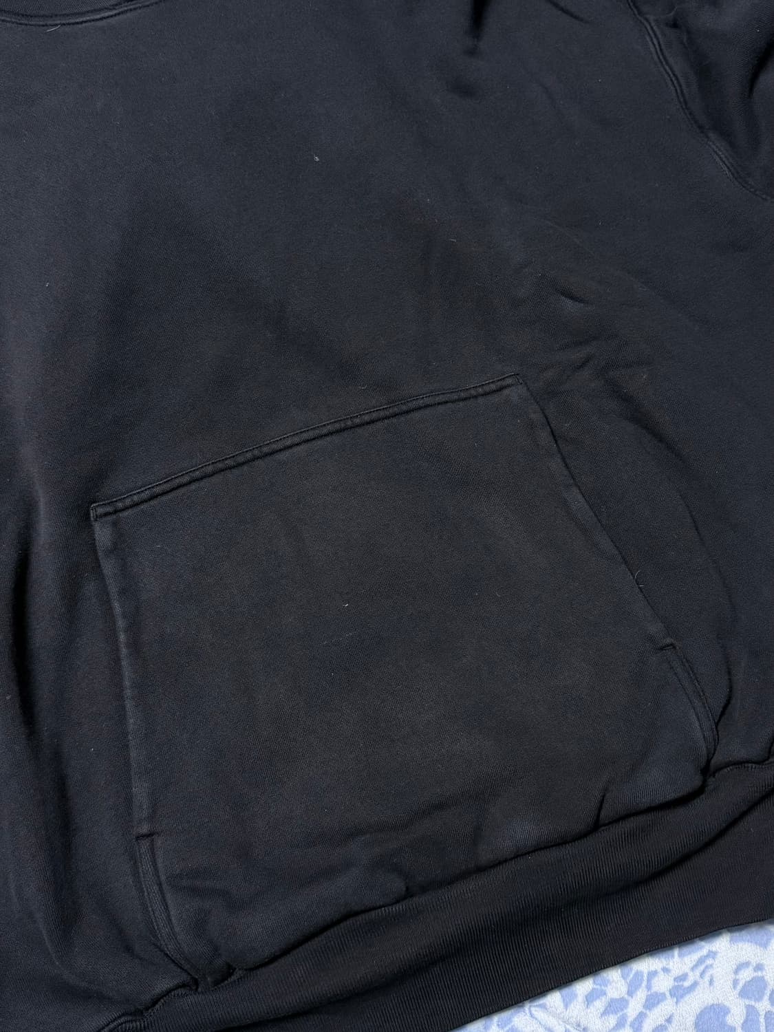 이지 갭 yeezy gap 후드티 블랙 XL 상품이미지4