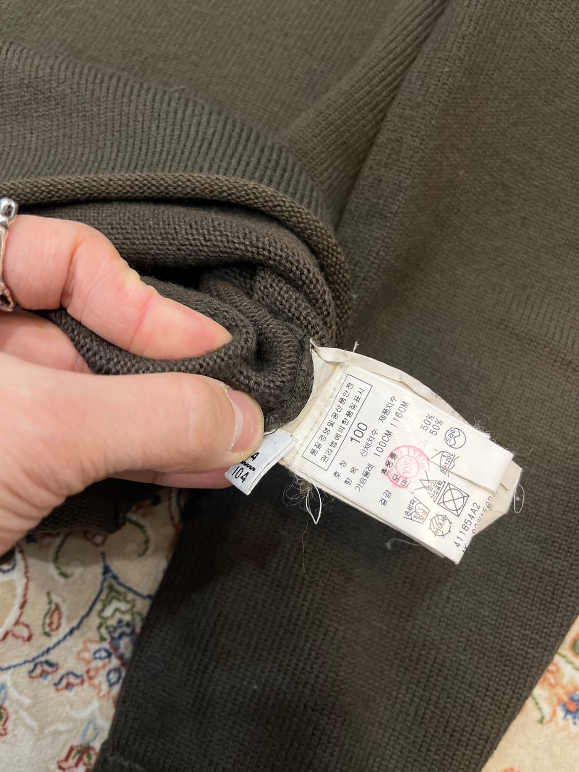 CP컴퍼니 04aw 인사이드아웃 모크넥 니트 상품이미지8