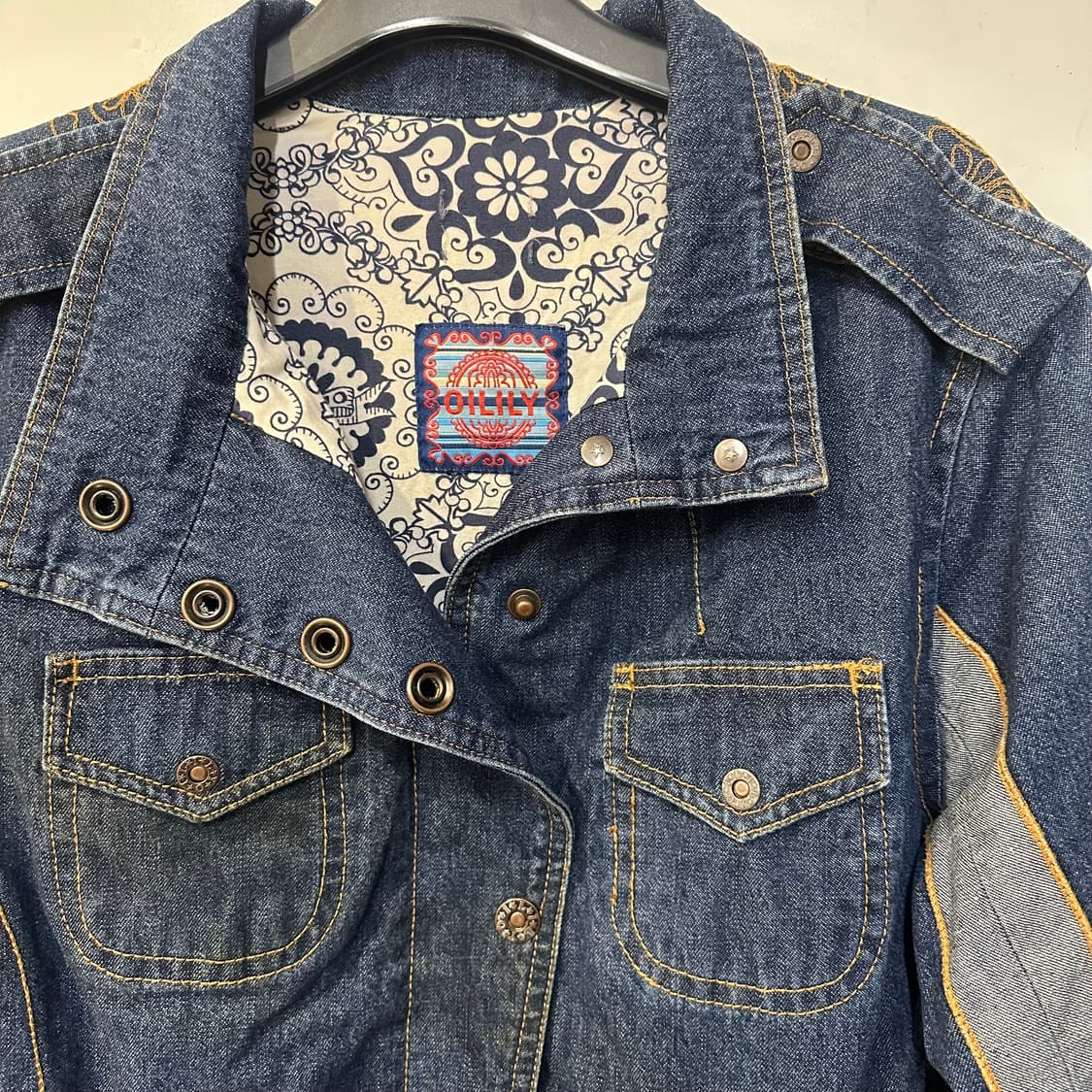 오일릴리 데님자켓 청자켓 상품이미지2