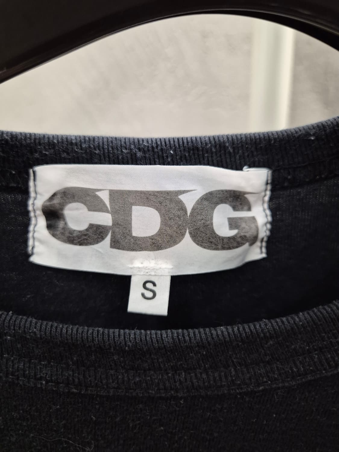 꼼데가르송 CDG 롱슬리브 티셔츠 블랙 S 상품이미지5