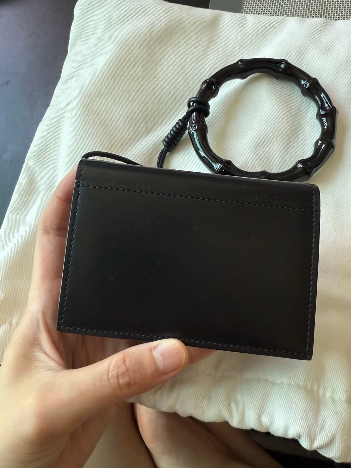 질센더 블렉 가죽 카드지갑 가방 상품이미지3