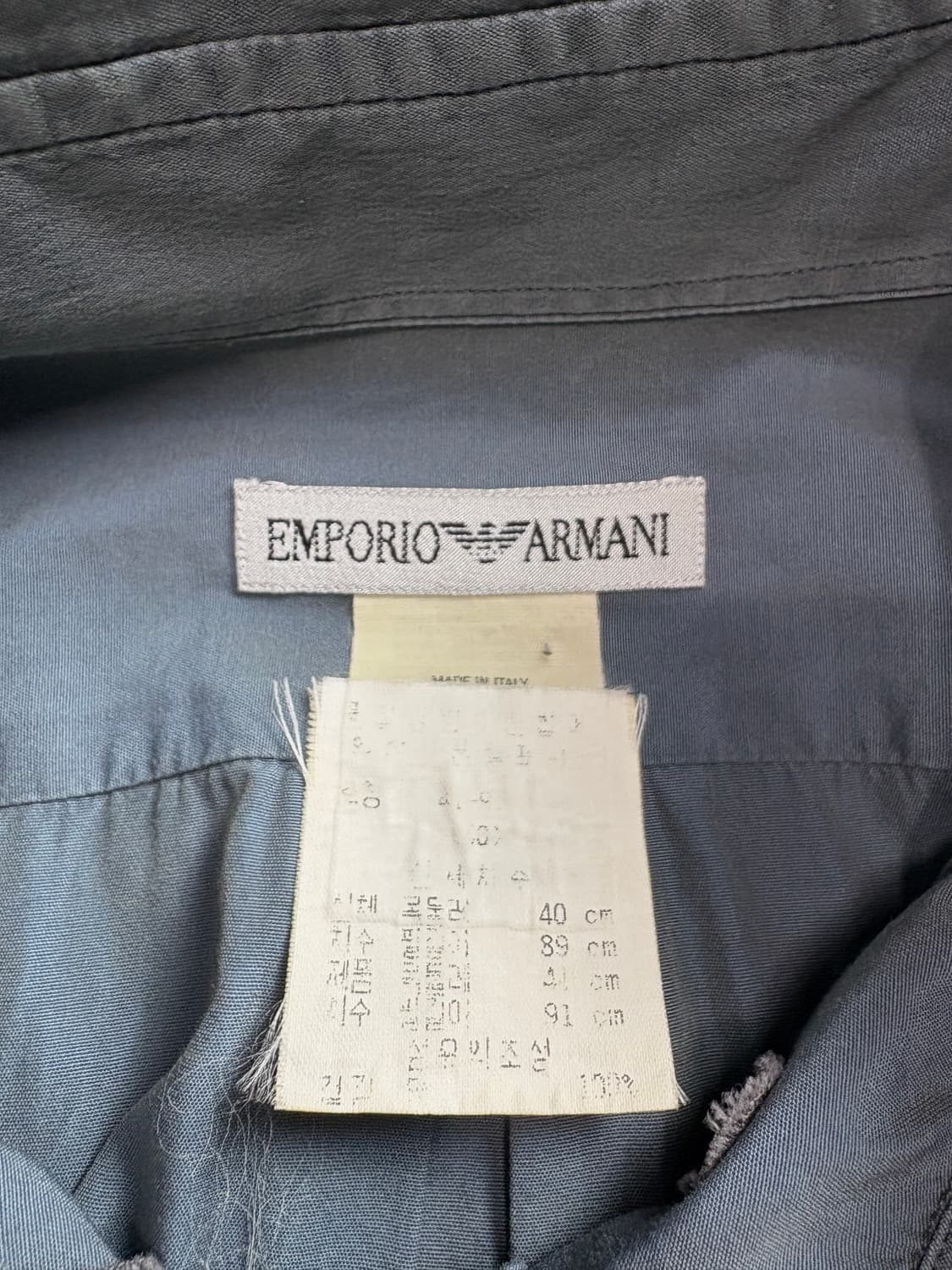 00s 아르마니 아카이브 시그니처 미니멀 셔츠 2313 상품이미지3