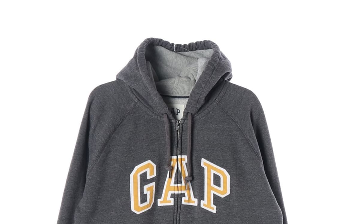 GAP 클래식 차콜 후드 집업 L 상품이미지3