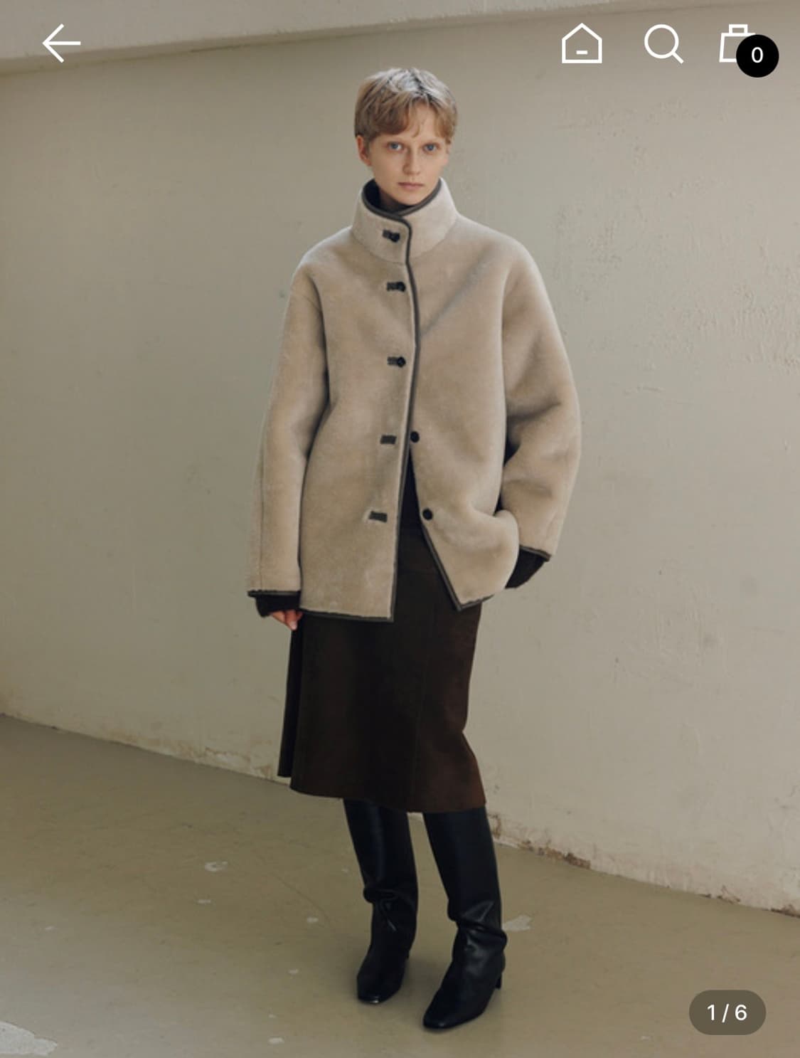 모이아 리버시블 퍼 코트 상품이미지1