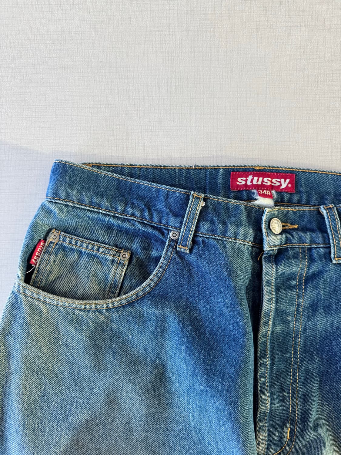 90s 스투시 데님 팬츠 상품이미지3