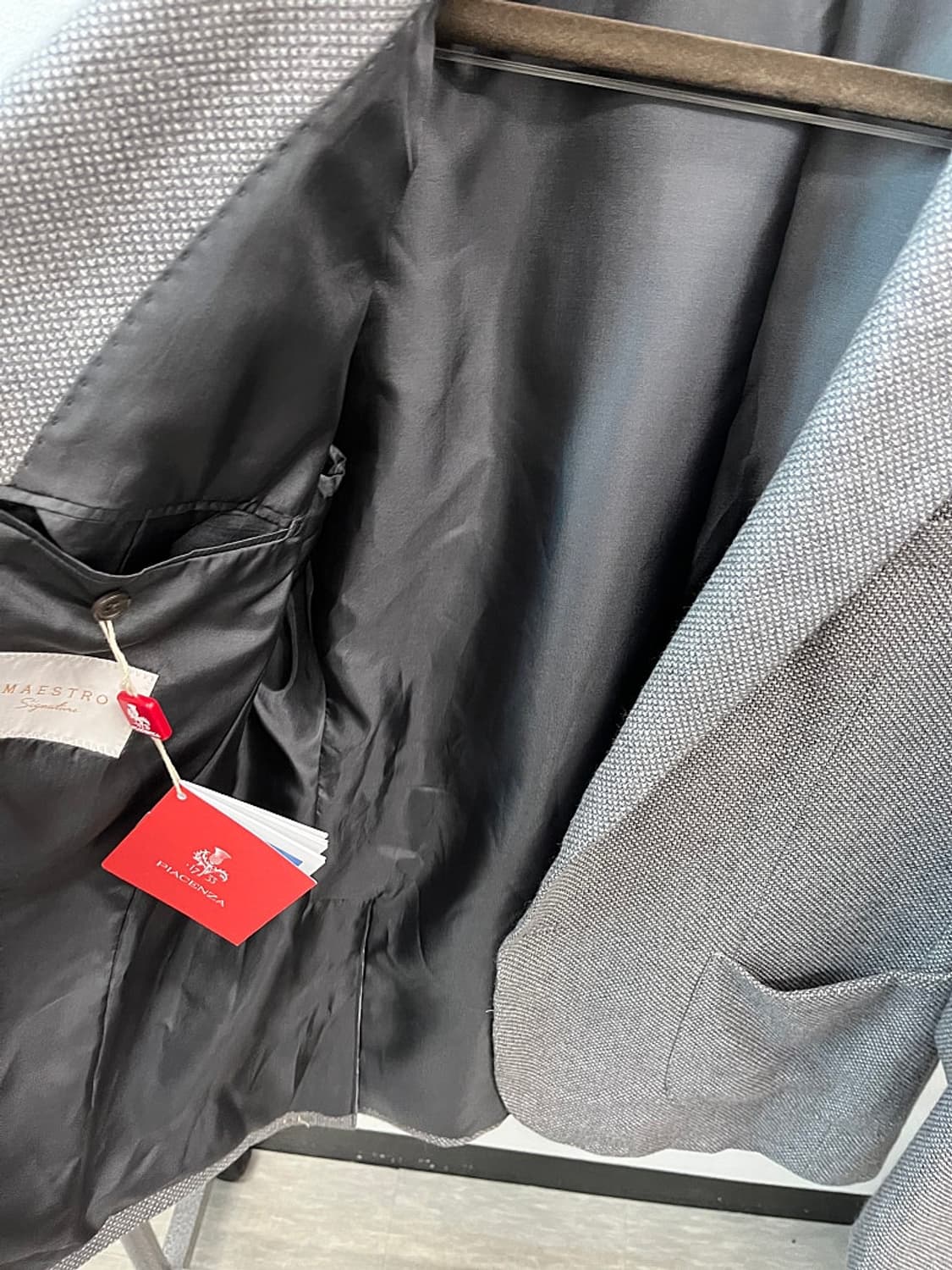 105-110) 마에스트로 피아첸자 캐시미어 자켓 상품이미지4